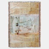 VITRUVIAN MAN by Leonardo Antique Decke (Vorderseite Vertikal)