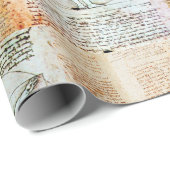 VITRUVIAN MAN by Leonardo Antique Geschenkpapier (Rolleneckpunkt)