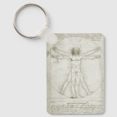 Vitruvian Man by Leonardo da Vinci Schlüsselanhänger (Vorderseite)