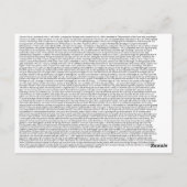 Vitruvian Man, c 1490, Leonardo da Vinci Postcard Postkarte (Rückseite)