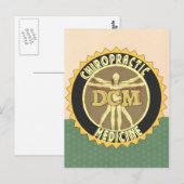 Vitruvian Man DCM Postkarte (Vorne/Hinten)