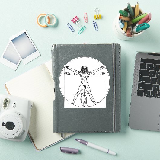 Vitruvian Man: Ebrace Zeitlose Weisheit Aufkleber (iPad Hülle)
