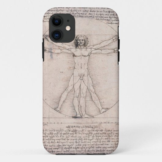 Vitruvian Man, Leonardo da Vinci Case-Mate iPhone Hülle (Rückseite)