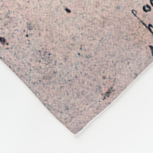 Vitruvian Man, Leonardo da Vinci Fleecedecke (Ecke)