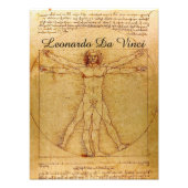 Vitruvian Man-Leonardo Da Vinci Fotodruck (Vorne)