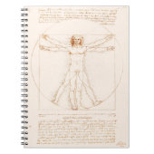 Vitruvian Man | Leonardo da Vinci | Notizblock (Vorderseite)