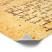 Vitruvian Man-Leonardo Da Vinci Poster (Ecke)