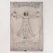 Vitruvian Man, Leonardo da Vinci Puzzle (Vertikal)