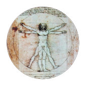VITRUVIAN MAN Leonardo da Vinci Schneidebrett (Vorderseite)