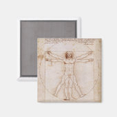 Vitruvian Man Magnet (Vorderseite/Rückseite)