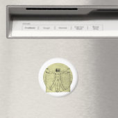 Vitruvian Man Magnet (In Situ (Geschirrspüler))