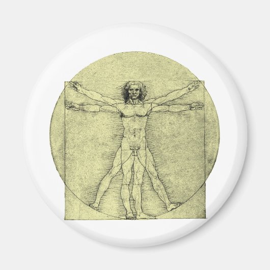 Vitruvian Man Magnet (Vorne)