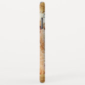 VITRUVIAN MAN, Monogram Red Ruby, Brown Case-Mate iPhone Hülle (Hinten/Rechts)