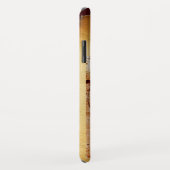 VITRUVIAN MAN Perchment Red Ruby Monogram Case-Mate iPhone Hülle (Hinten/Rechts)