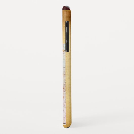 VITRUVIAN MAN Perchment Red Ruby Monogram Case-Mate iPhone Hülle (Hinten/Links)