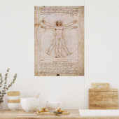 Vitruvian Man Poster (Küche)