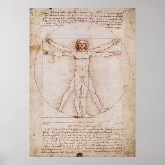 Vitruvian Man Poster (Vorne)