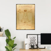 Vitruvian Man Poster (Heimbüro)
