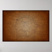 Vitruvian Man Poster (Vorne)