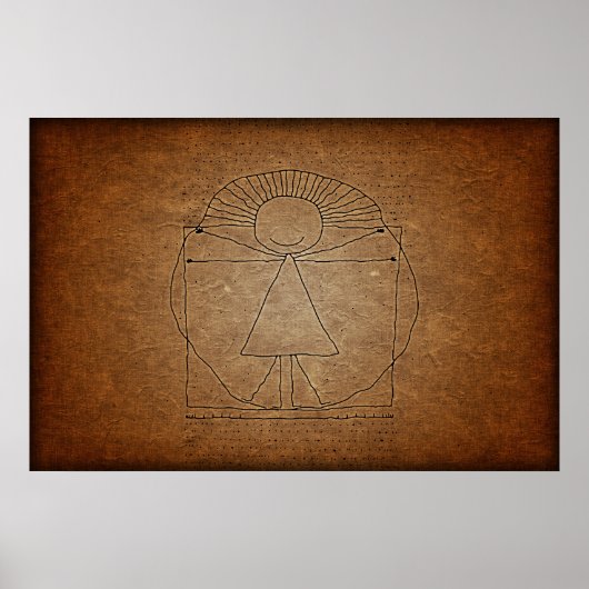 Vitruvian Man Poster (Vorne)