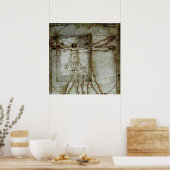 Vitruvian Man Poster (Küche)