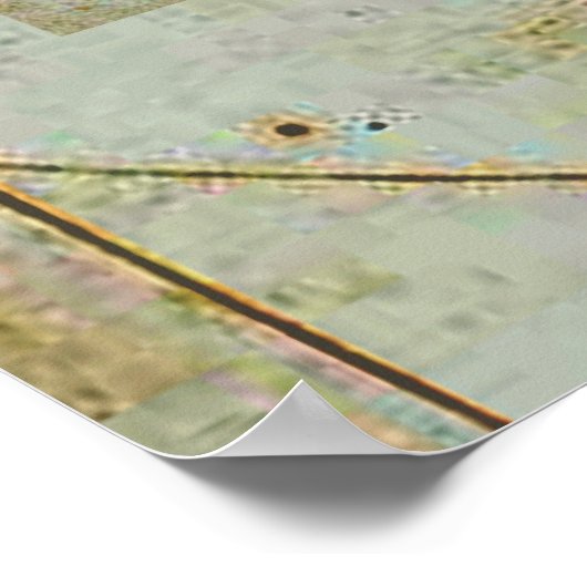 Vitruvian Man Poster (Ecke)