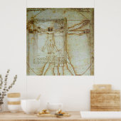 Vitruvian Man Poster (Küche)