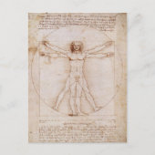 Vitruvian Man Postkarte (Vorderseite)