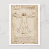 Vitruvian Man Postkarte (Vorderseite)