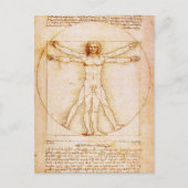 Vitruvian Man Postkarte (Vorderseite)