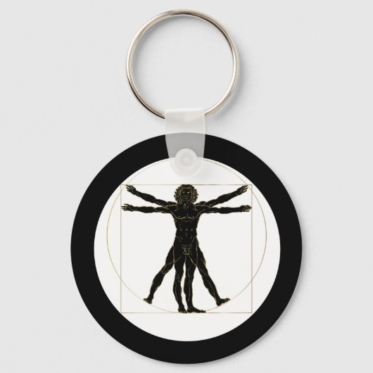 Vitruvian Man Schlüsselanhänger (Vorderseite)