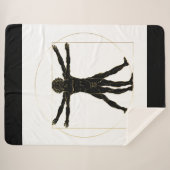 Vitruvian Man Sherpadecke (Vorderseite (Horizontal))