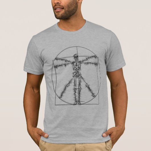 Vitruvian_Man T-Shirt (Vorderseite)