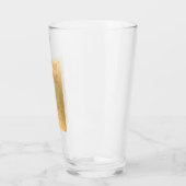 Vitruvian Man von Leonardo Da Vinci Glas (Links)