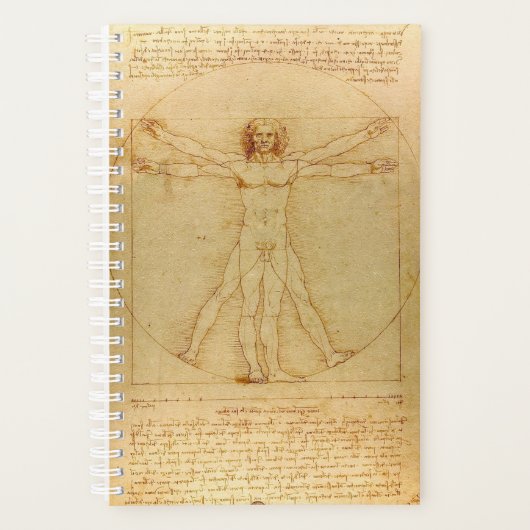 Vitruvian Man von Leonardo Da Vinci Planer (Vorderseite)