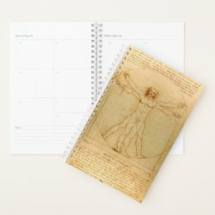 Vitruvian Man von Leonardo Da Vinci Planer