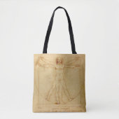 Vitruvian Man von Leonardo Da Vinci Tasche (Vorderseite)