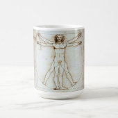 Vitruvian Man von Leonardo da Vinci Tasse (Mittel)