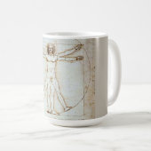 Vitruvian Man von Leonardo da Vinci Tasse (VorderseiteRechts)