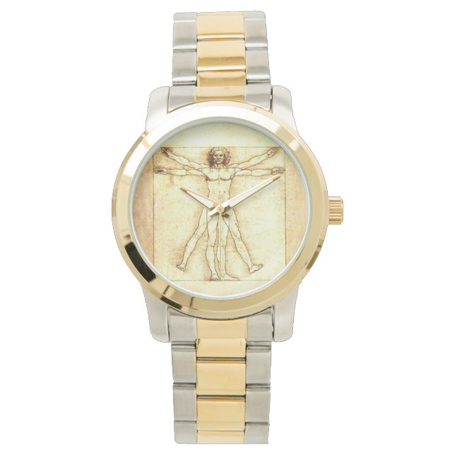 Vitruvian Man Wrist Watch Armbanduhr (Vorderseite)
