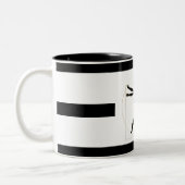 Vitruvian Man Zweifarbige Tasse (Links)