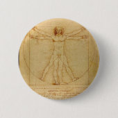 Vitruvian Mann Button (Vorderseite)