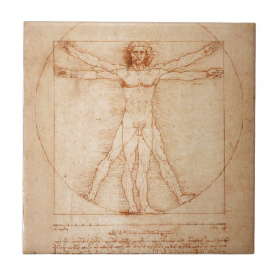 Vitruvian Mann Fliese