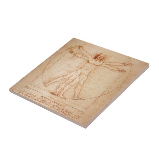 Vitruvian Mann Fliese (Seite)