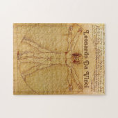 Vitruvian Mann-LEONARDO Da Vinci Puzzle (Horizontal)