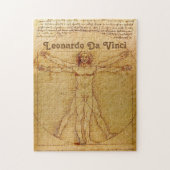 Vitruvian Mann-LEONARDO Da Vinci Puzzle (Vertikal)