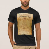 Vitruvian Mann-LEONARDO Da Vinci T-Shirt (Vorderseite)