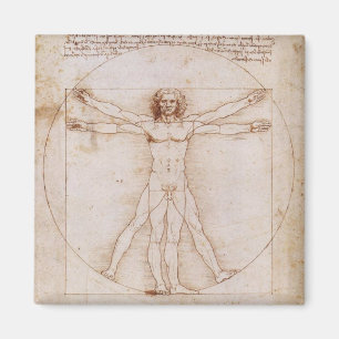 Vitruvian Mann Magnet