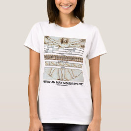 Vitruvian Mann-Maße (Leonardo da Vinci) T-Shirt