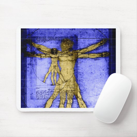 Vitruvian Mann Mousepad (Mit Mouse)